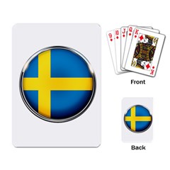 Sweden Flag Country Countries Playing Card by Nexatart