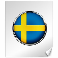 Sweden Flag Country Countries Canvas 20  X 24   by Nexatart