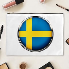 Sweden Flag Country Countries Cosmetic Bag (xl) by Nexatart