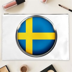 Sweden Flag Country Countries Cosmetic Bag (xxl)  by Nexatart