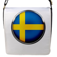 Sweden Flag Country Countries Flap Messenger Bag (s) by Nexatart