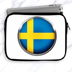 Sweden Flag Country Countries Apple Ipad 2/3/4 Zipper Cases by Nexatart