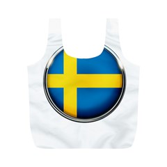 Sweden Flag Country Countries Full Print Recycle Bags (m)  by Nexatart