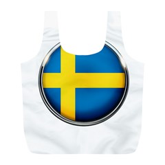 Sweden Flag Country Countries Full Print Recycle Bags (l)  by Nexatart