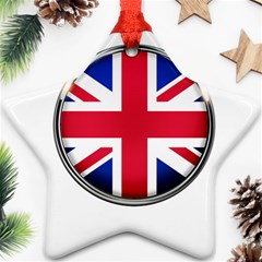 United Kingdom Country Nation Flag Ornament (star) by Nexatart