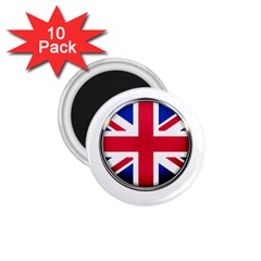 United Kingdom Country Nation Flag 1 75  Magnets (10 Pack)  by Nexatart