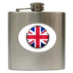 United Kingdom Country Nation Flag Hip Flask (6 Oz) by Nexatart