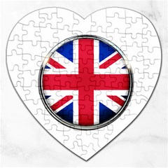 United Kingdom Country Nation Flag Jigsaw Puzzle (heart) by Nexatart