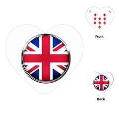 United Kingdom Country Nation Flag Playing Cards (heart)  by Nexatart