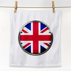 United Kingdom Country Nation Flag Face Towel by Nexatart