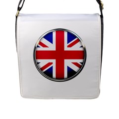 United Kingdom Country Nation Flag Flap Messenger Bag (l)  by Nexatart