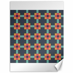 Squares Geometric Abstract Background Canvas 36  X 48   by Nexatart