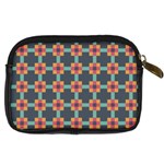 Squares Geometric Abstract Background Digital Camera Cases Back