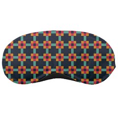 Squares Geometric Abstract Background Sleeping Masks by Nexatart