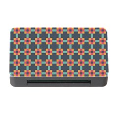 Squares Geometric Abstract Background Memory Card Reader With Cf by Nexatart