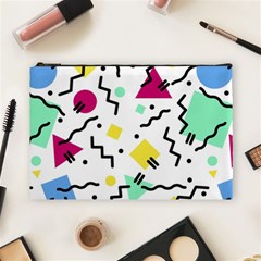 Art Background Abstract Unique Cosmetic Bag (large)  by Nexatart