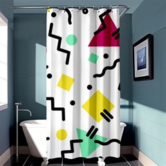 Art Background Abstract Unique Shower Curtain 36  X 72  (stall)  by Nexatart