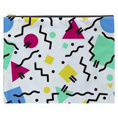 Art Background Abstract Unique Cosmetic Bag (xxxl)  by Nexatart