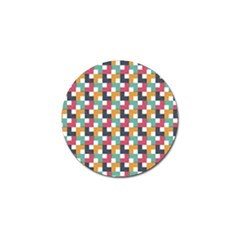 Background Abstract Geometric Golf Ball Marker (4 Pack) by Nexatart