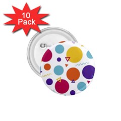 Background Polka Dot 1 75  Buttons (10 Pack) by Nexatart