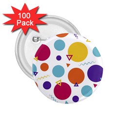 Background Polka Dot 2 25  Buttons (100 Pack)  by Nexatart