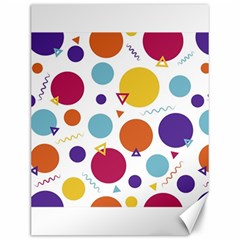 Background Polka Dot Canvas 12  X 16   by Nexatart