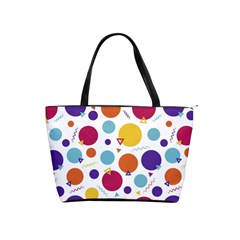 Background Polka Dot Shoulder Handbags by Nexatart