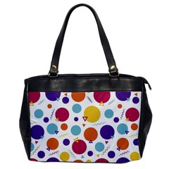 Background Polka Dot Office Handbags by Nexatart