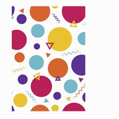 Background Polka Dot Large Garden Flag (two Sides) by Nexatart