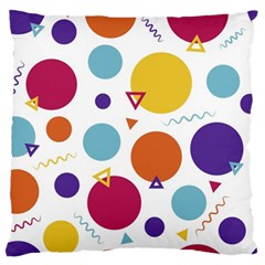 Background Polka Dot Large Cushion Case (one Side) by Nexatart