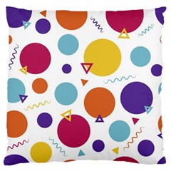 Background Polka Dot Standard Flano Cushion Case (two Sides) by Nexatart