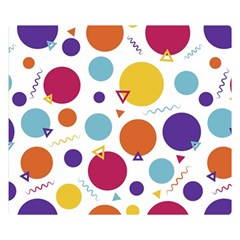 Background Polka Dot Double Sided Flano Blanket (small)  by Nexatart