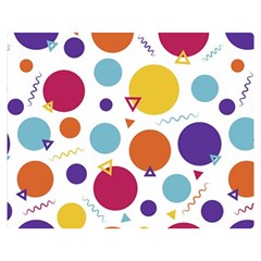 Background Polka Dot Double Sided Flano Blanket (medium)  by Nexatart