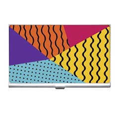 Background Abstract Memphis Business Card Holders by Nexatart