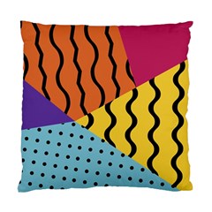 Background Abstract Memphis Standard Cushion Case (two Sides) by Nexatart