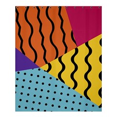 Background Abstract Memphis Shower Curtain 60  X 72  (medium)  by Nexatart