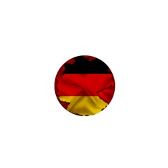 Germany Map Flag Country Red Flag 1  Mini Magnets by Nexatart