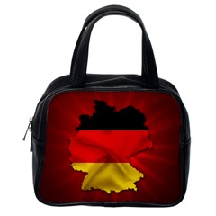 Germany Map Flag Country Red Flag Classic Handbags (one Side) by Nexatart