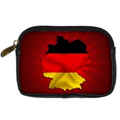 Germany Map Flag Country Red Flag Digital Camera Cases by Nexatart