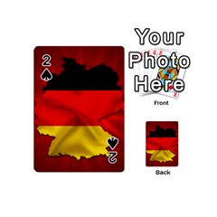 Germany Map Flag Country Red Flag Playing Cards 54 (mini) 