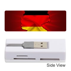 Germany Map Flag Country Red Flag Memory Card Reader (stick)  by Nexatart