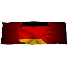 Germany Map Flag Country Red Flag Body Pillow Case (dakimakura) by Nexatart