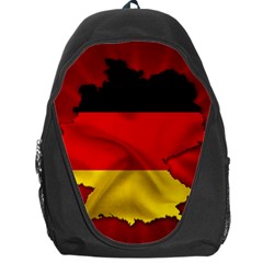 Germany Map Flag Country Red Flag Backpack Bag by Nexatart