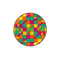 Squares Abstract Background Abstract Hat Clip Ball Marker by Nexatart