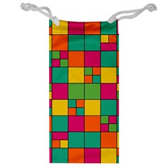 Squares Abstract Background Abstract Jewelry Bag