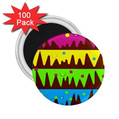 Illustration Abstract Graphic 2 25  Magnets (100 Pack)  by Nexatart