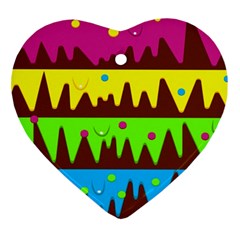 Illustration Abstract Graphic Heart Ornament (two Sides) by Nexatart