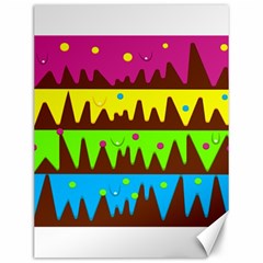 Illustration Abstract Graphic Canvas 12  X 16   by Nexatart