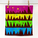 Illustration Abstract Graphic Face Towel Front