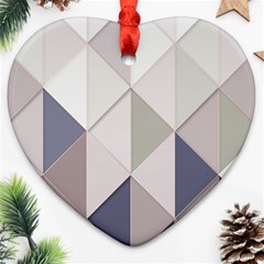 Background Geometric Triangle Ornament (heart) by Nexatart